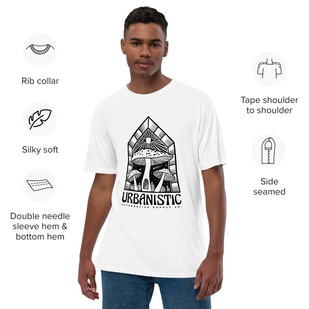 Collection of Shroom of Enlightenment - Unisex Hemp Tee - Urbanistic Canada in a gallery layout